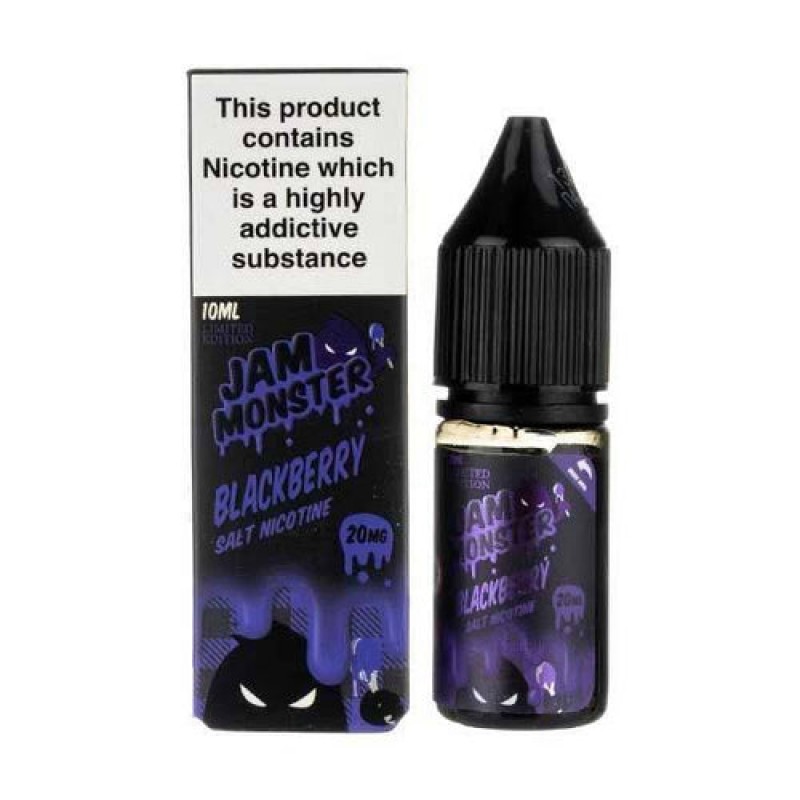 Blackberry Jam by Jam Monster Nic Salt E-Liquid 10...