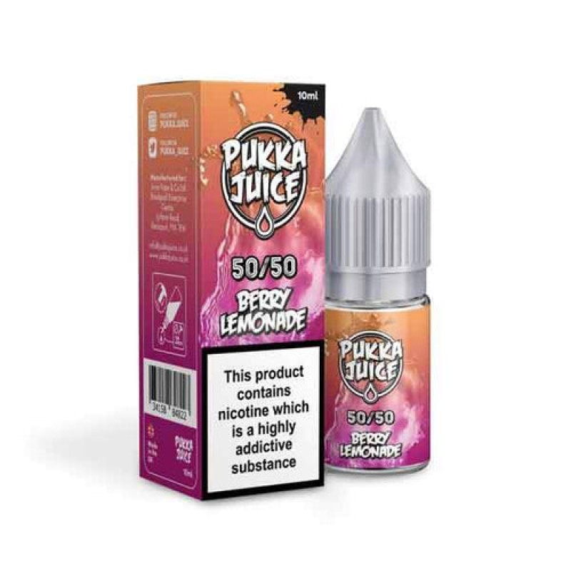 Berry Lemonade by Pukka Juice 50/50 E-Liquid 10ml