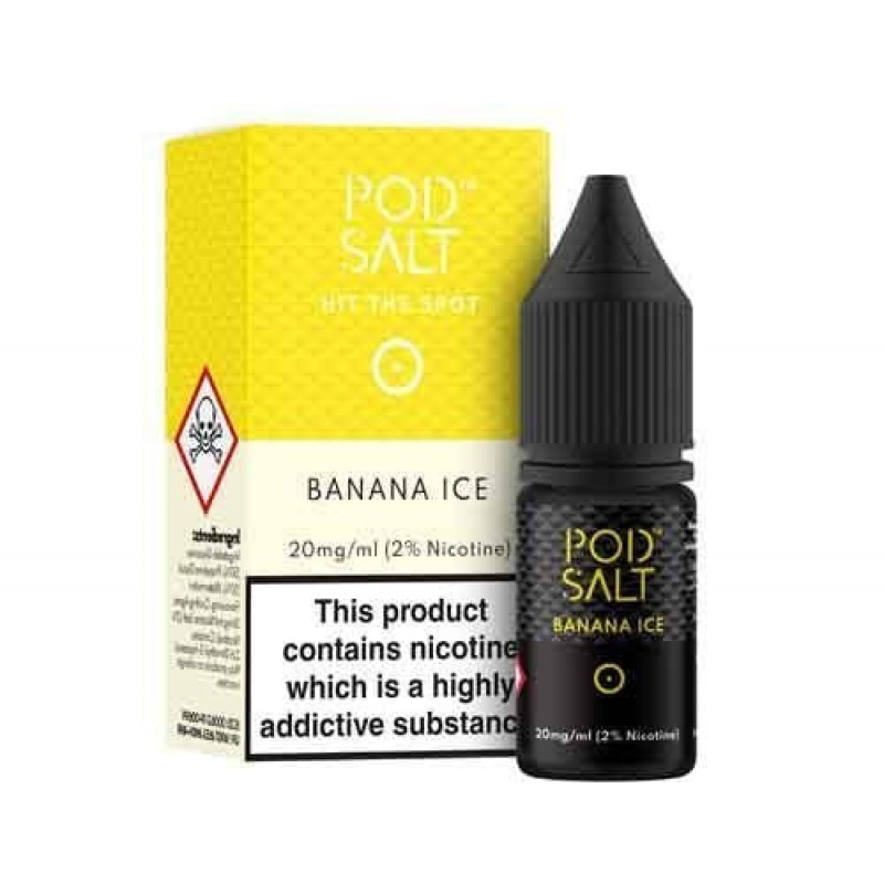 Banana Ice Nicotine Salt E-Liquid by Pod Salt