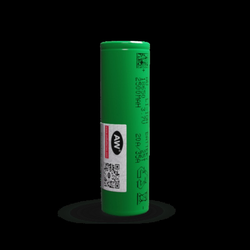 AW 18650 25T 2500mAh 3.7V Battery