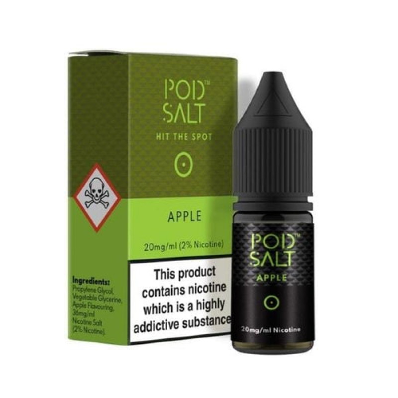 Apple Nicotine Salt E-Liquid by Pod Salt