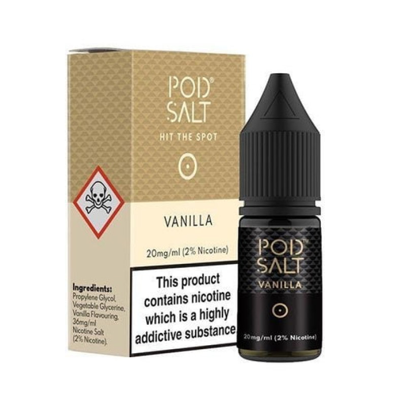 Vanilla Nicotine Salt E-Liquid by Pod Salt