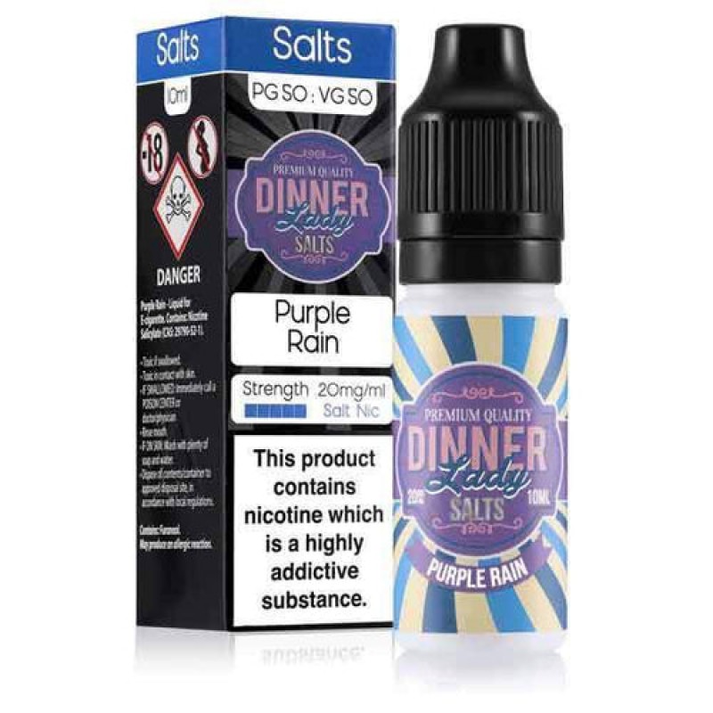 Purple Rain Nic Salt E-Liquid by Dinner Lady