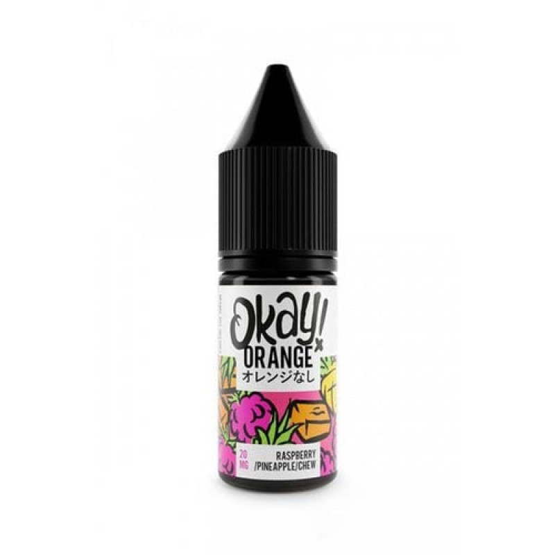 Raspberry & Pineapple Chew Nic Salt by Okay Orange