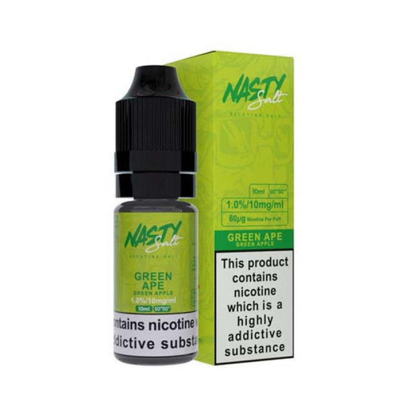 Green Ape Nasty Salt Eliquid 10ml