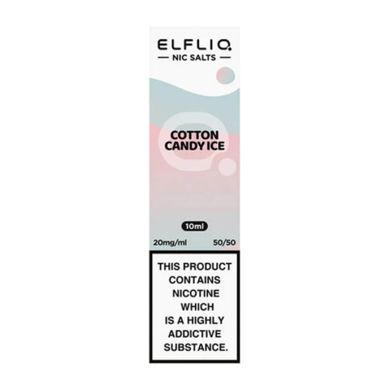 Elfliq Cotton Candy Ice Nic Salt by ELF Bar