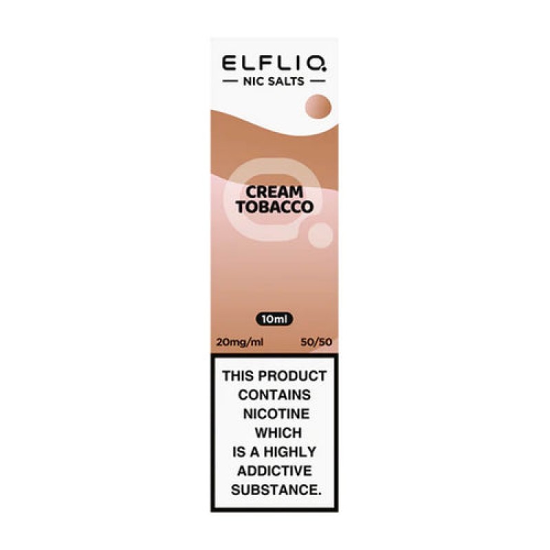 Elfliq Cream Tobacco Nic Salt by ELF Bar