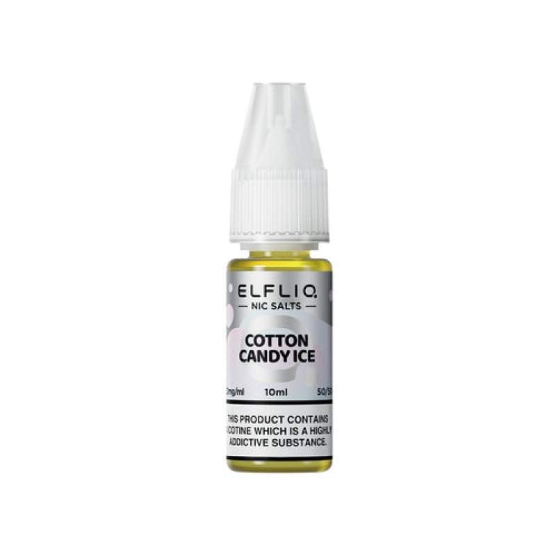 Elfliq Cotton Candy Ice Nic Salt by ELF Bar