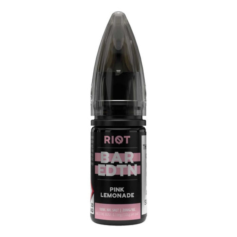 Pink Lemonade Nic Salt by Riot Squad Bar EDTN