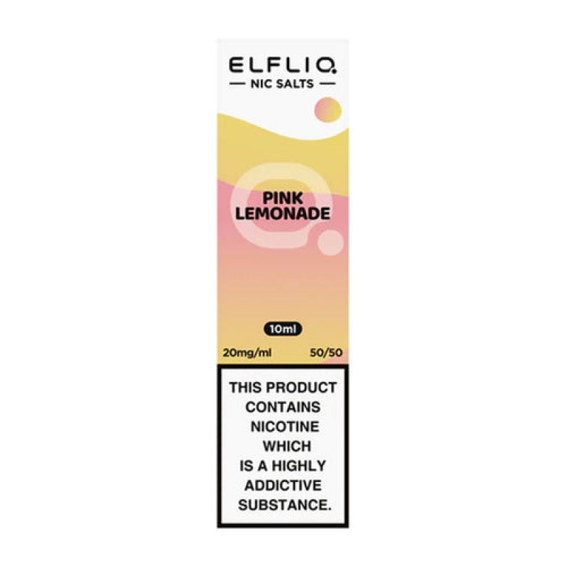 Elfliq Pink Lemonade Nic Salt by ELF Bar