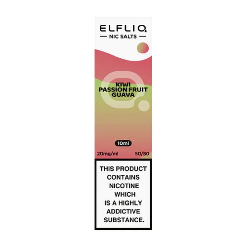 Elfliq Kiwi Passion Fruit Guava Nic Salt by ELF Bar