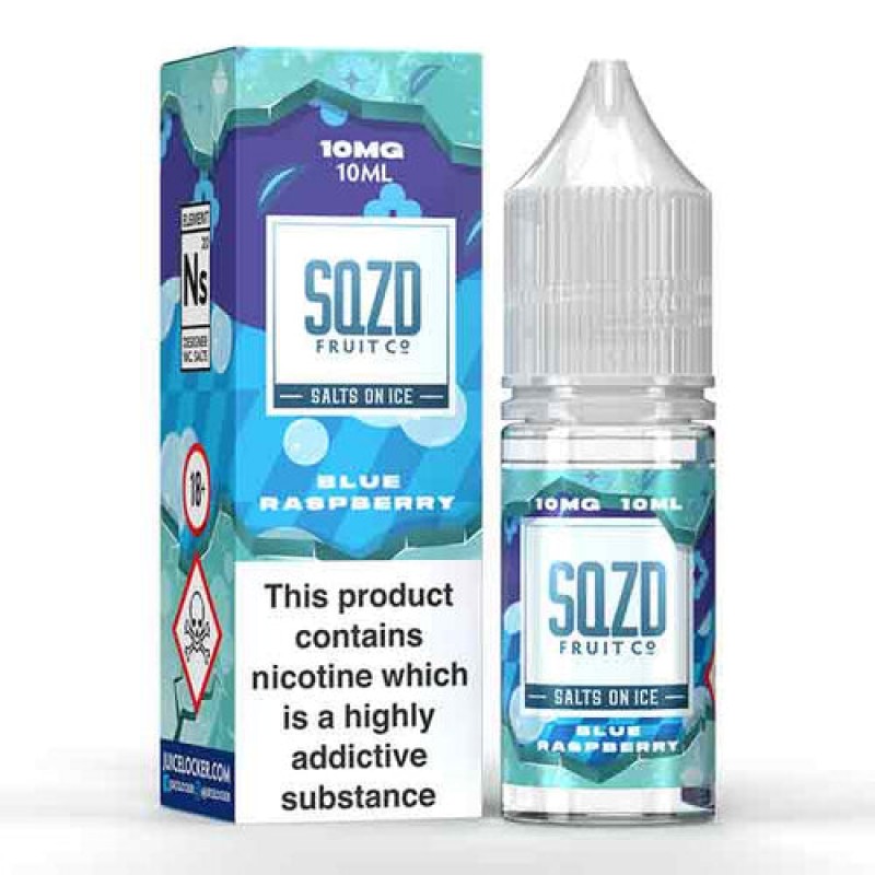 Blue Raspberry on Ice Nic Salt by SQZD