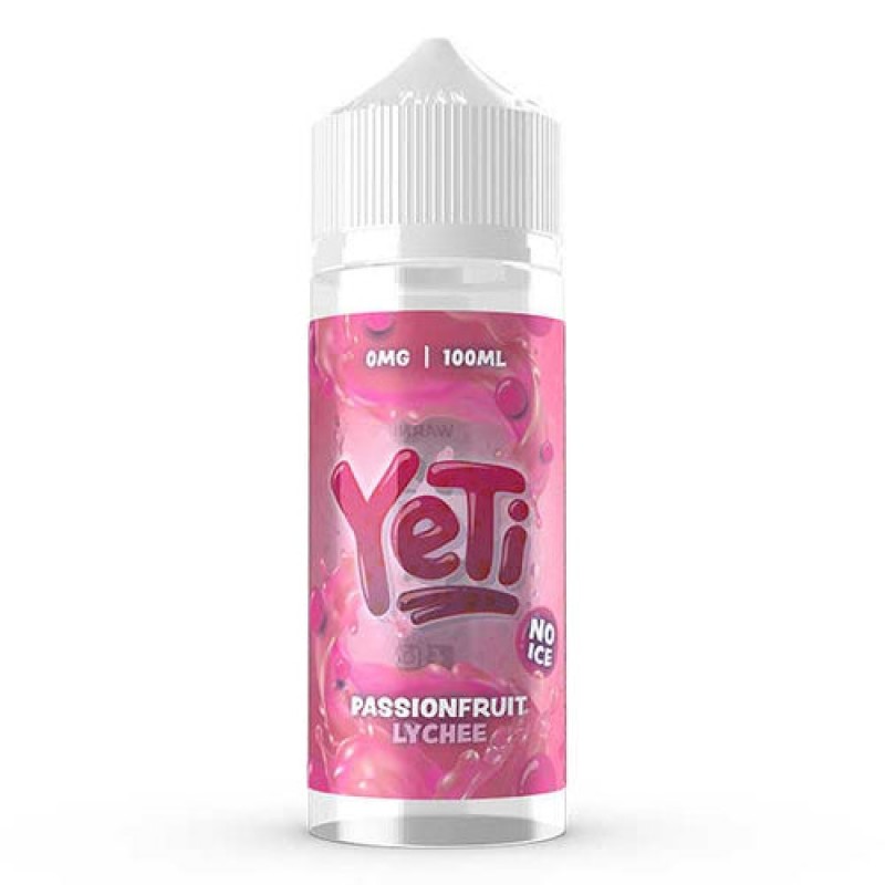 Yeti No Ice Passionfruit Lychee Short Fill 100ml