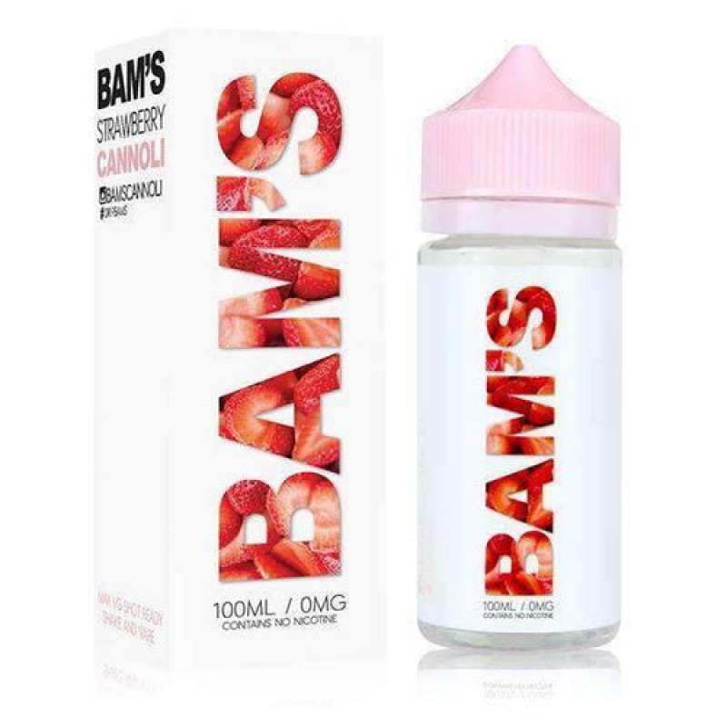 Bam Bam's Strawberry Cannoli - Short Fill 100ml