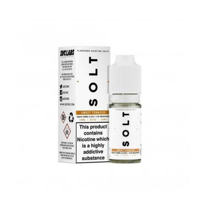 Sweet Tobacco - SOLT Nic salt E-Liquid - 50/50 - 1...