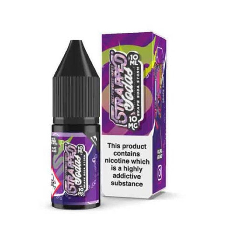 Grape Soda Storm Nic Salt by Strapped Sodas