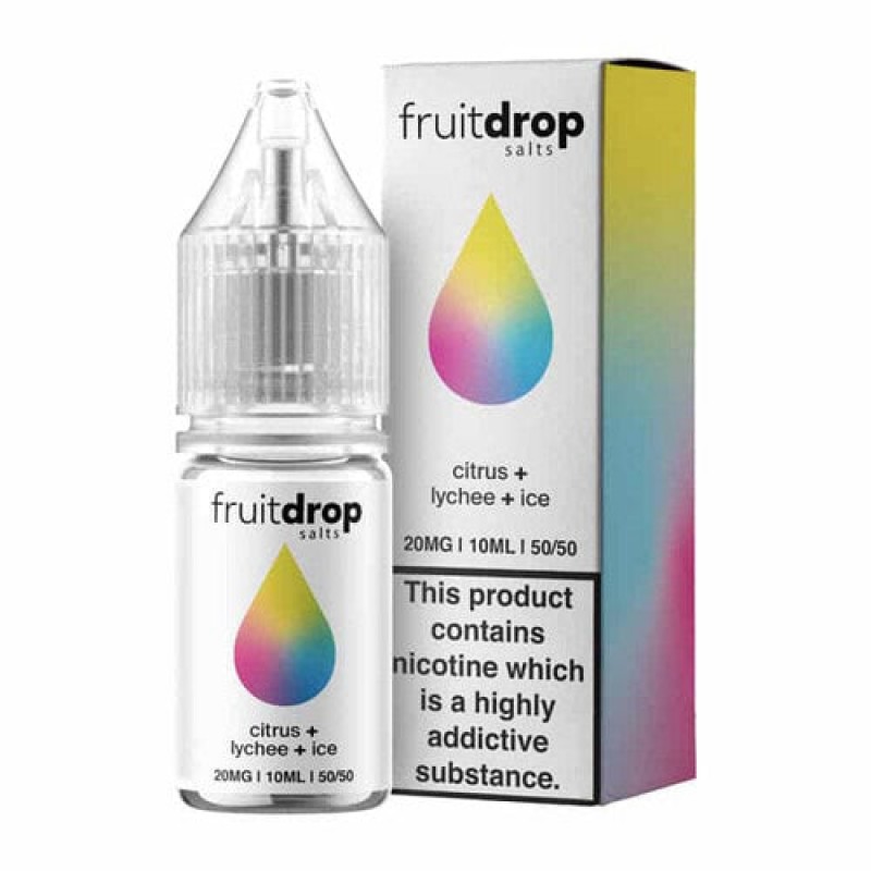 Citrus Lychee Ice Nic Salt by Fruit Drop