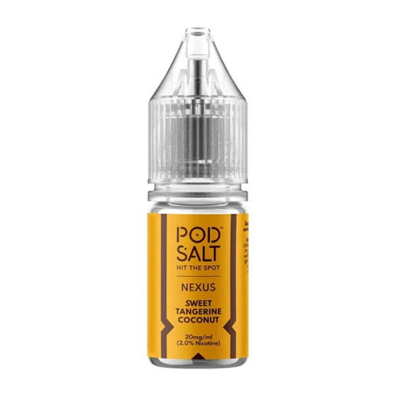 Sweet Tangerine Coconut Nic Salt by Pod Salt Nexus