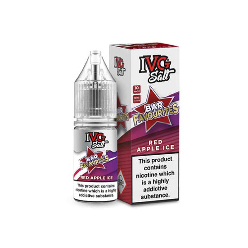 Red Apple Ice Nic Salt by Bar Favourites IVG