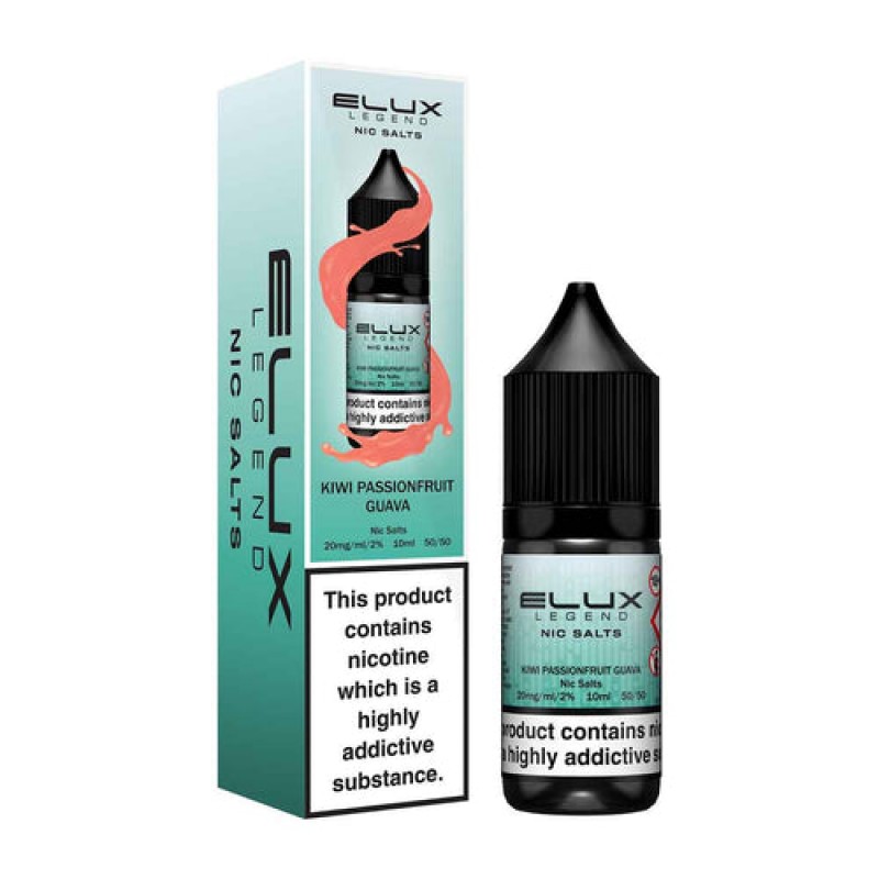 Kiwi Passionfruit Guava Nic Salt E-liquid by Elux ...