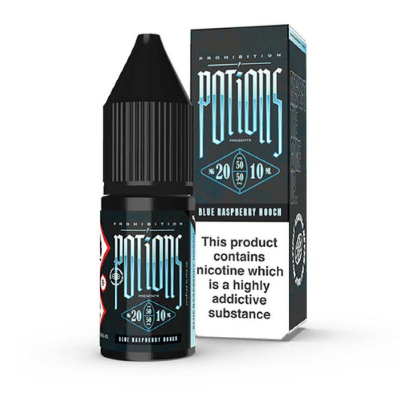 Blue Raspberry Hooch Nic Salt by Prohibition Potions