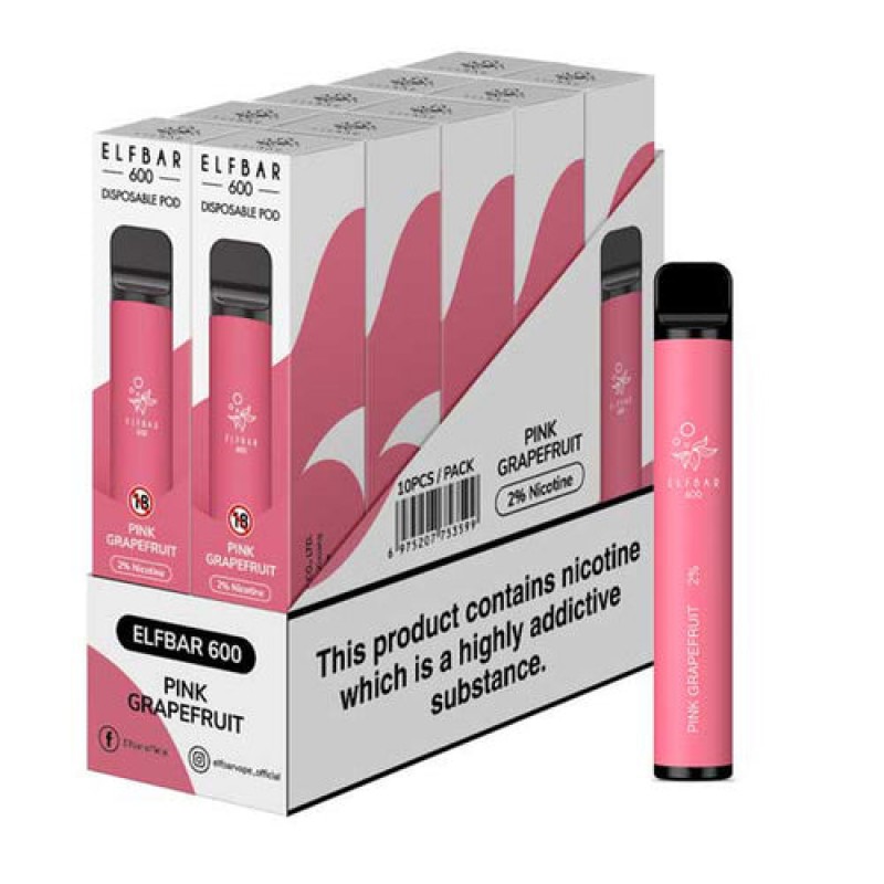 Elf Bar 600 10 x Disposable Vape Multipack