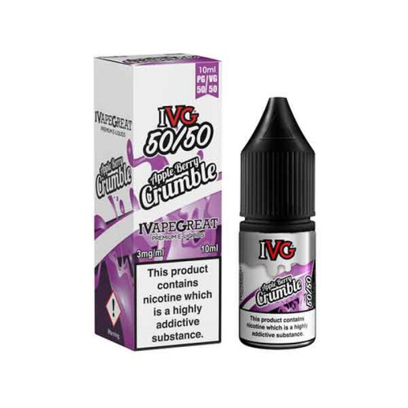 Apple Berry Crumble 50/50 E-Liquid by IVG Dessert ...