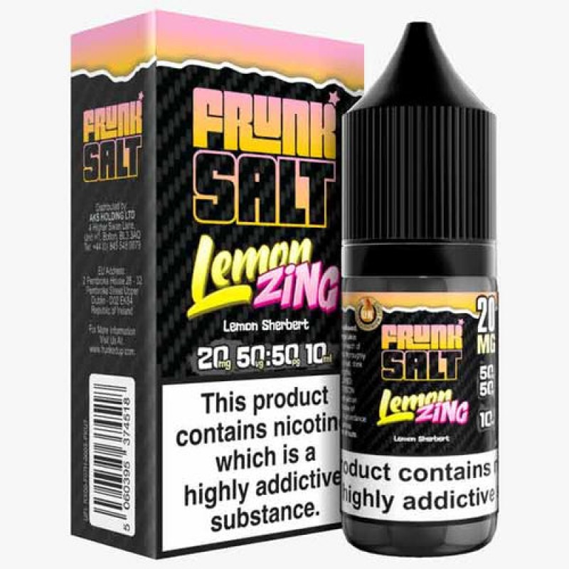 Lemon Zing Nic Salt By Frunk Salt