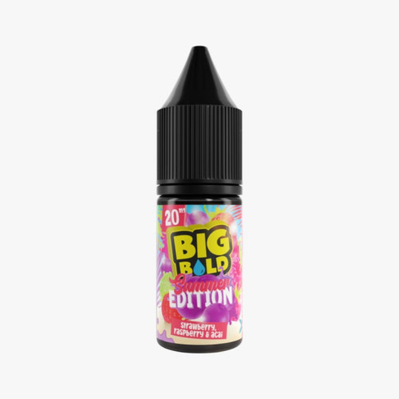 Strawberry Raspberry & Acai Nic Salt by Big Bold Summer Edition