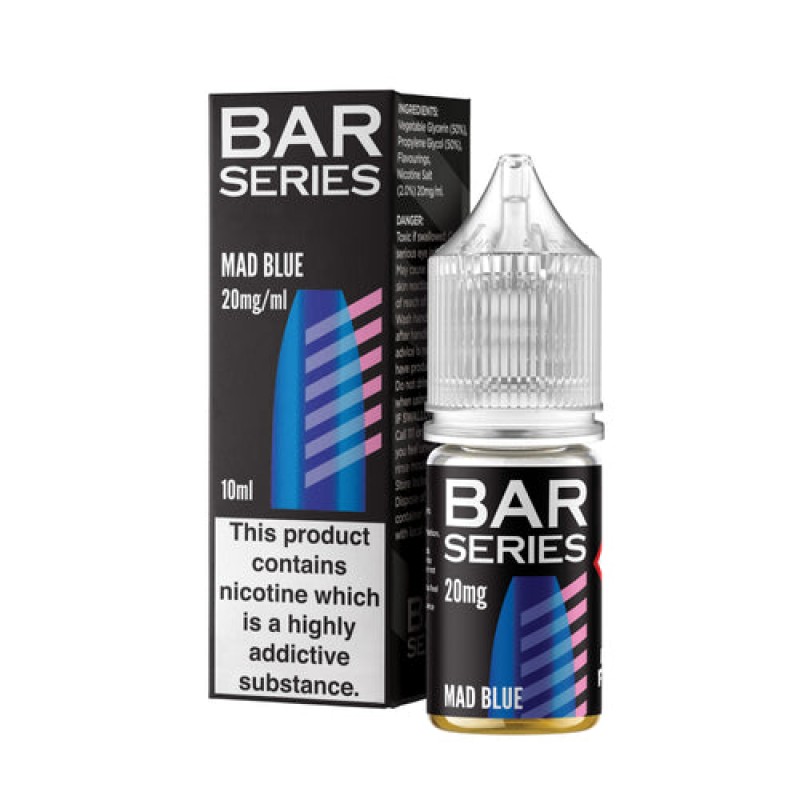 Mad Blue Nic Salt By Bar Series