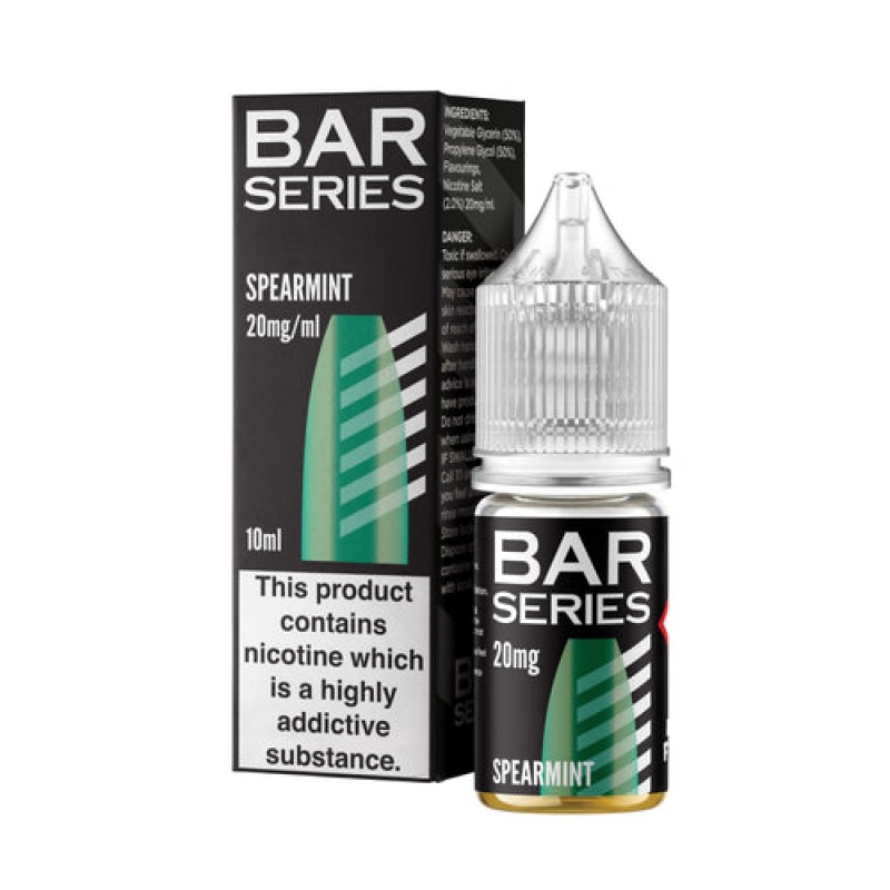 Spearmint Nic Salt By Bar Series