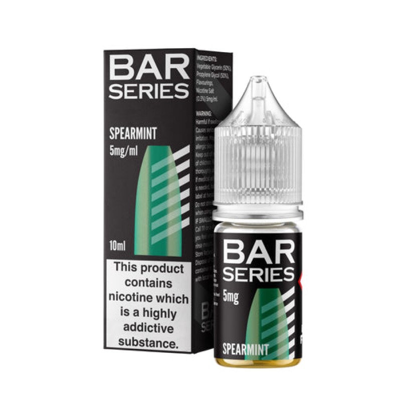 Spearmint Nic Salt By Bar Series