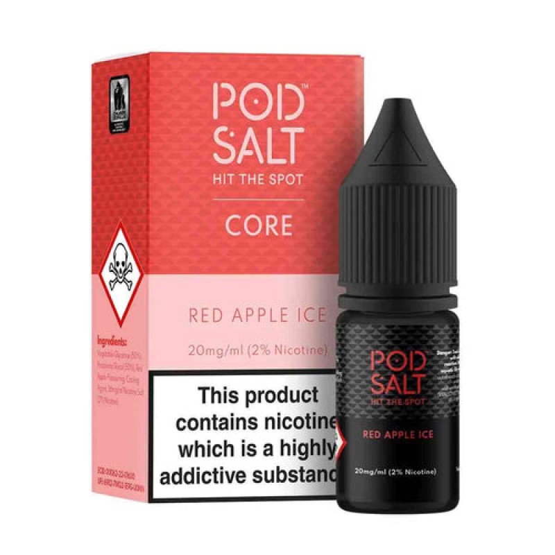 Red Apple Ice Salt E-Liquid by Pod Salt